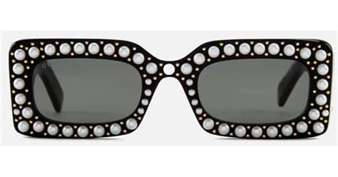 gucci pearl sunglasses|gucci glasses unisex.